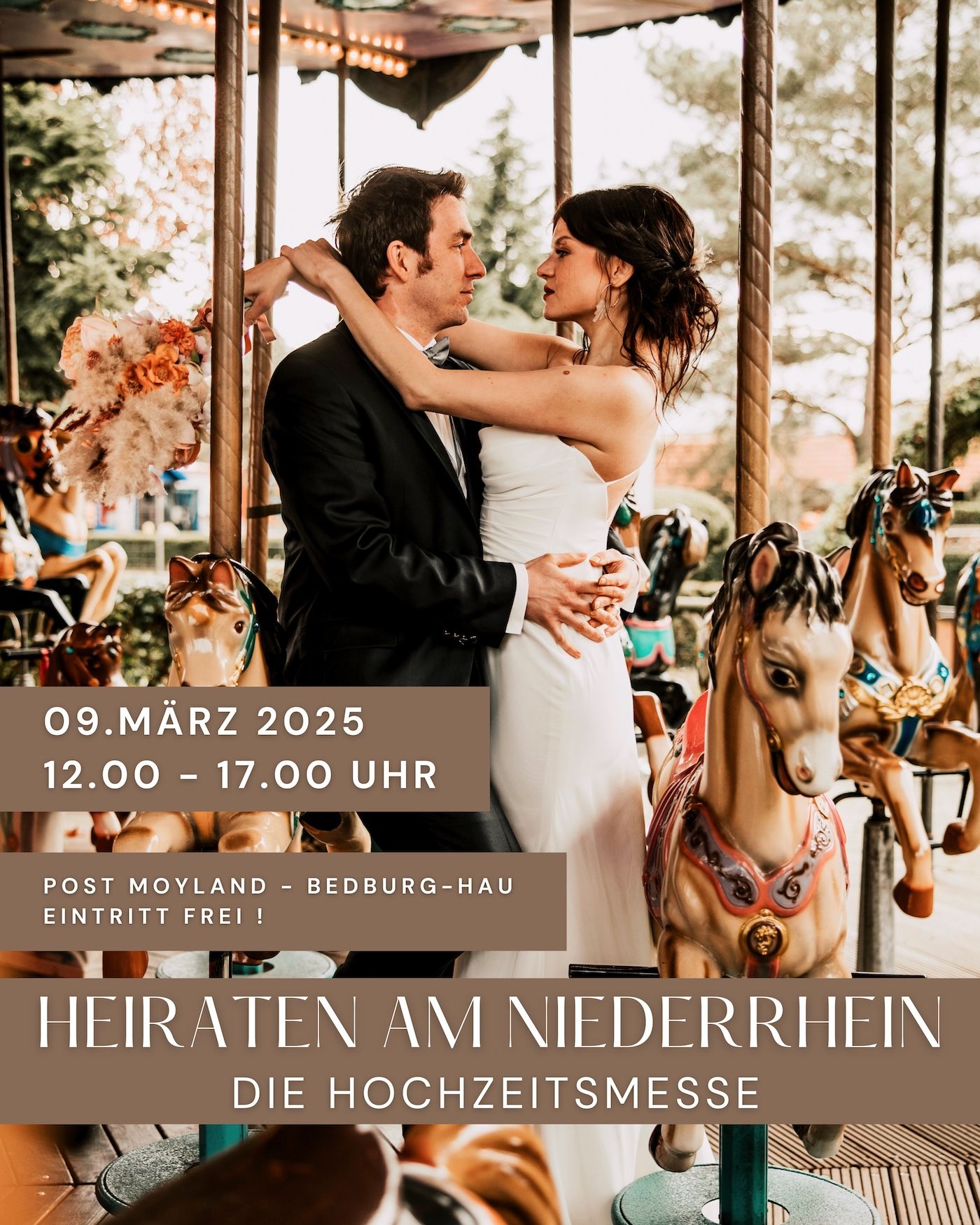 09. März 2025 - Hochzeitsmesse "Heiraten am Niederrhein" in der Post Moyland